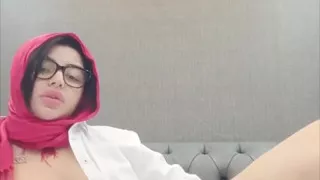 Hijab Masturbation with Big Ass