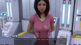 Stranded in Space - Stretching Out with Big Boobs MILF