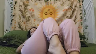Delicious masturbation after a long day