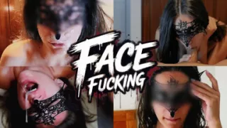Deep Throat Face Fucking Until He Cums on My Face