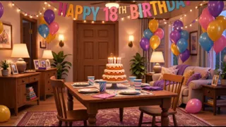 Celebrating 18th birthday and her first fuck