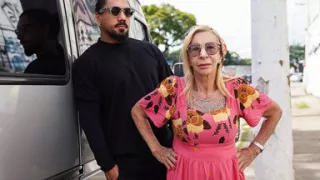 Tattooed 81 Year Old Granny Rough Fucked in My Driving Van