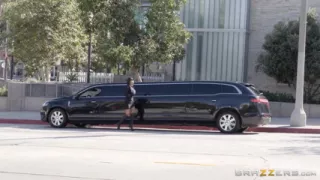 Brazzers - Hot Czech August Taylor Gives Outdoor Blowjob & Reverse Cowgirl Sex to Passenger Johnny