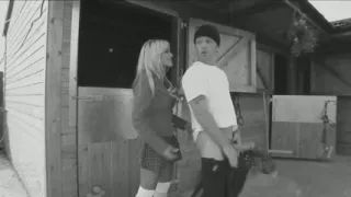 Classic 2 Sexy Blondes Big Cock Fuck in the Farm
