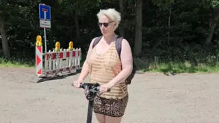 Frivolous on the Road with the Scooter