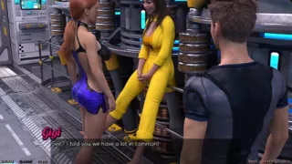 Stranded in Space - Petite Brunette & Big Tits Red Head Wants a Anal Threesome