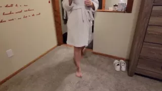 Stepmother Seduces Stepson by Having Him Place Lotion on Her Pregnant Belly
