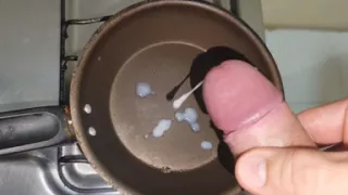 Wow, Tasty Fried Cum for Breakfast!!
