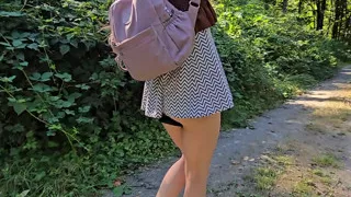 Longpussy. Little Boobies, Giant Pussy & A Huge Plugged Ass in the Wild.