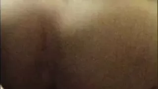 Bouncing Creamy Bubble butt on Thick BBC Dildo
