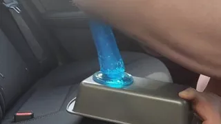 Riding My 10.5 Inch Blue Dick
