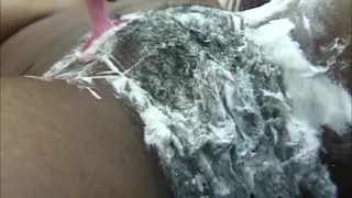 Mature Black MILF Shaved Before Passionate Bedroom Ride