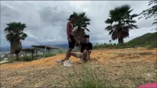 Sucking the Athlete's Cock with a Huge Cock