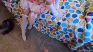 Cosplay Teen Gets Tucked in by Old Man and Rewards Him with Sex