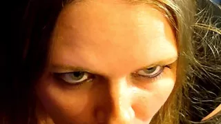 This CRAZY LADY wants to fuck me, but why does she meow tho?