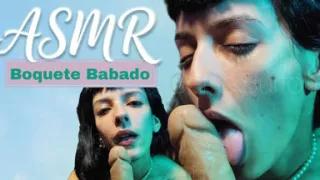 Asmr Drooling Blowjob with Lots of Saliva and Moans
