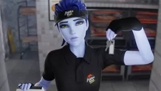 Pizzamaker Widowmaker Fuck with BBC Client 3D Overwatch Animation