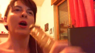 Solo masturbation from below