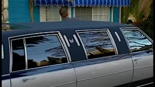 Cute guy gets action from hot blonde in limo