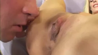 Extra Juicy Big Tit Blonde Gets Her Long Clit Sucked
