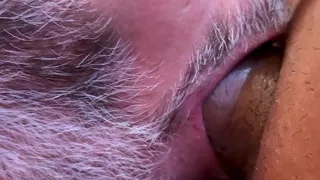 Mature Submissive Sucks Fat Bear's Thick Cock Part 1