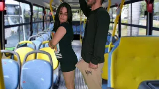 Student Humped and Fucked Inside the Bus in Bus!