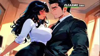 New Employee Gets Creampied by Her Boss on the Desk