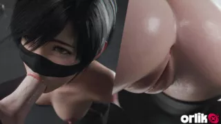 Yuffie Final Fantasy 7 - Wet Sloppy Blowjob Service only Mask Version 4K