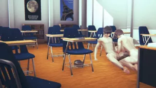Sex in classroom 3d animation