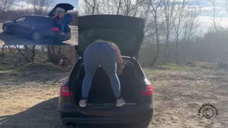 Car Quake: Bouncing Beauty in Motion