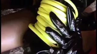 Masked slut gets tied up and fucked