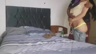 Amateur Latin Couple   Private in-room session