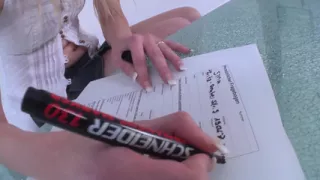 Young girl shows how she's slut