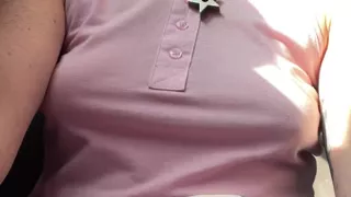 Commando in a miniskirt gives easy pussy access on the bus, and makes my fingers smell amazing!