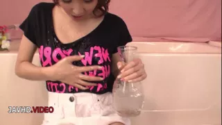 Hikaru Shiina's Sensual Japanese Blowjob and Handjob Scene