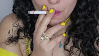 Eddie Queens ft. babyluna939 - Princess Belle Smoking Fetish, Smoke Blowjob and Facial Finish Part 1