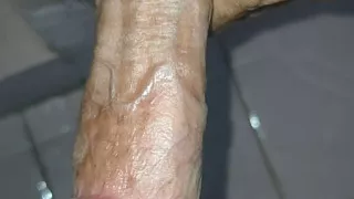 semen coming out of a long cock