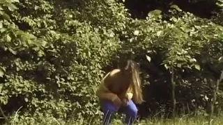 Gal Caught in Piss Pants
