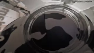 Muffled Farts in Jar in Leggings and Bareass