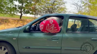 Tummy Hurts so I Fart in the Car on a Field