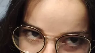 My Nerdy-looking Bitch Sucked My Dick Nicely