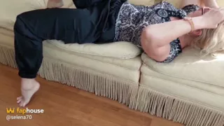 Blonde Mature Wife Enjoys Sex Dressed 1