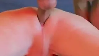 Shemale Playing with a Bottom Stepdad