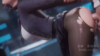 the secretary with a perfect body