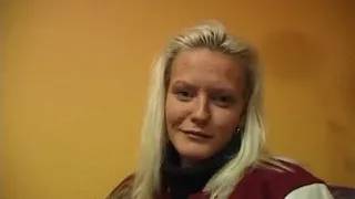 Sexy blonde girl will do anything