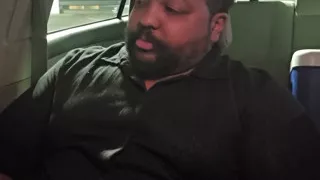 Black Daddy Cums in Public Parking Lot