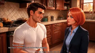 Stepmom Having Sex With Her Stepson In Kitchen Before Going Work