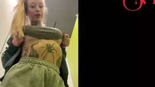 Sophia Mayy finger fucks pussy on AIRPLANE - compilation