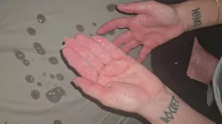 I can't control his big cocks cumshot and it spurts all over me