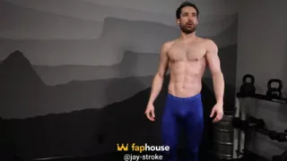 Post Workout Strip and Flex and Show off Then Get off!!